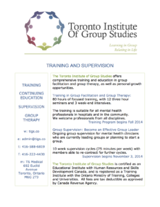 Toronto Institute of Group Studies